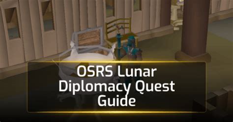 lunar diplomacy osrs|[OSRS] Lunar Diplomacy quest guide .